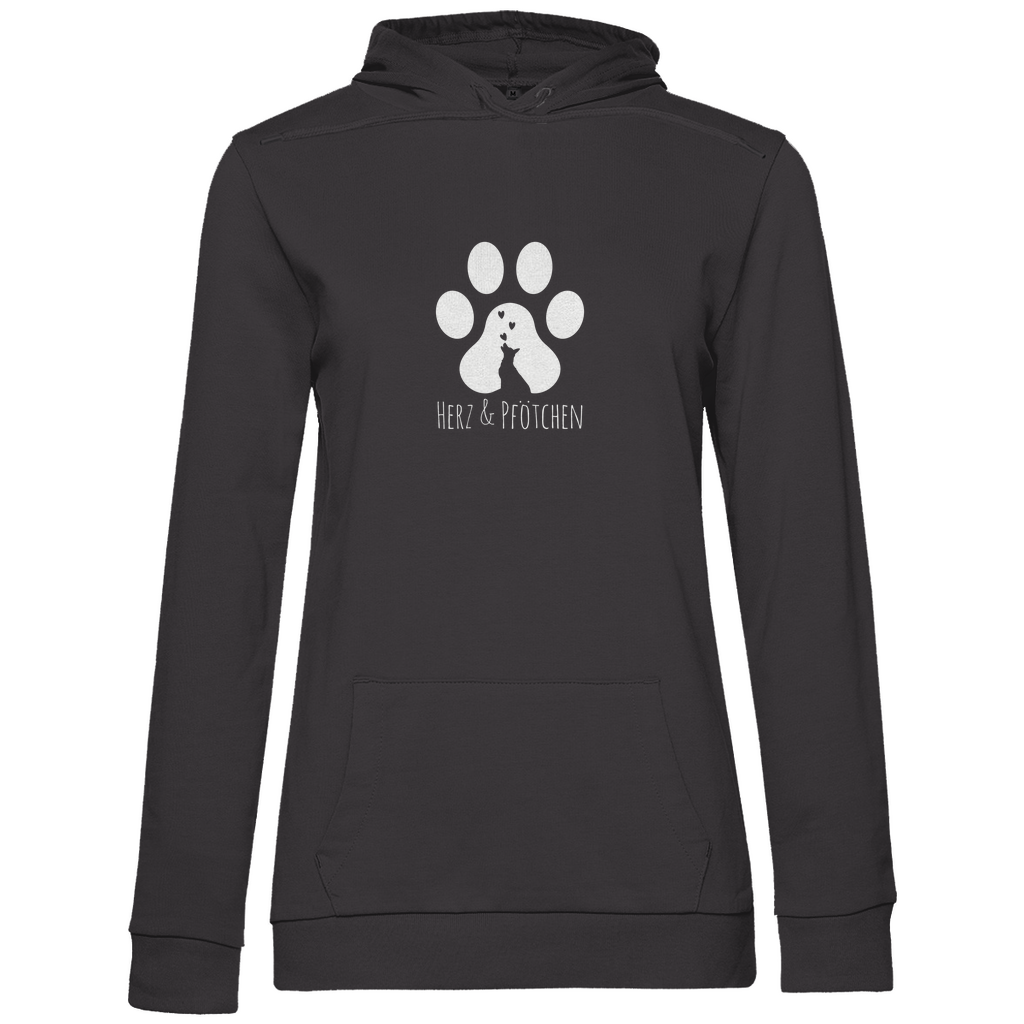 Herz und Pfötchen - Hoodie für Damen