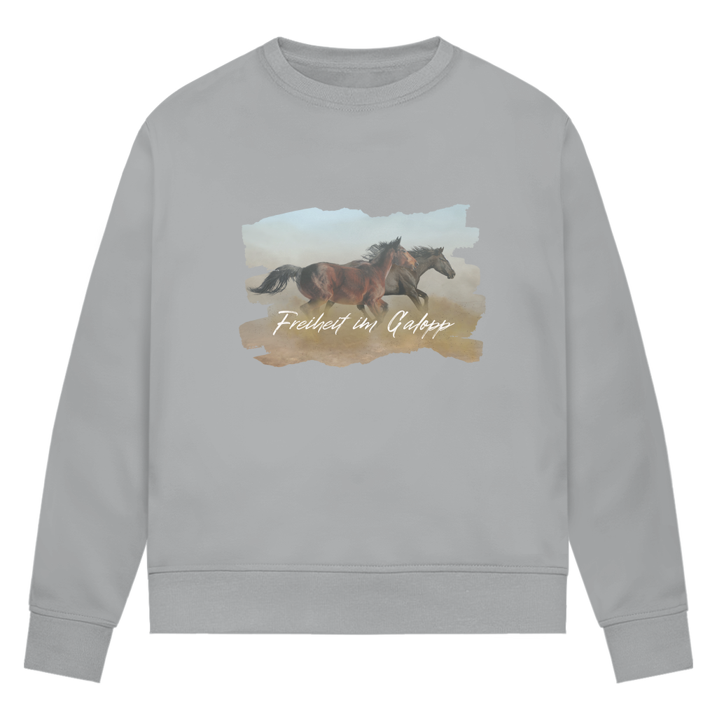 Freiheit im Galopp - Bio-Sweatshirt für Damen