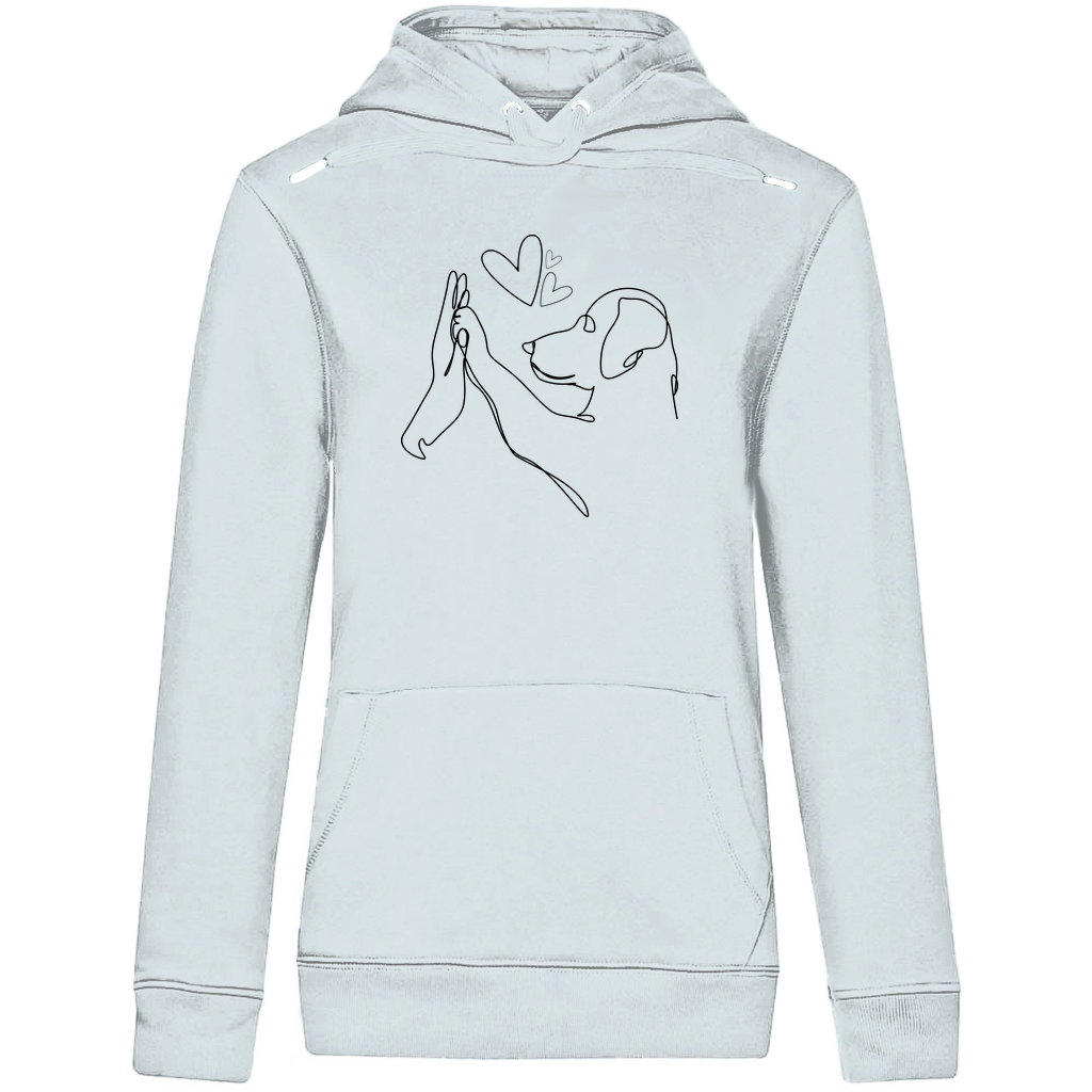 Wahre Liebe - Bio-Hoodie für Damen