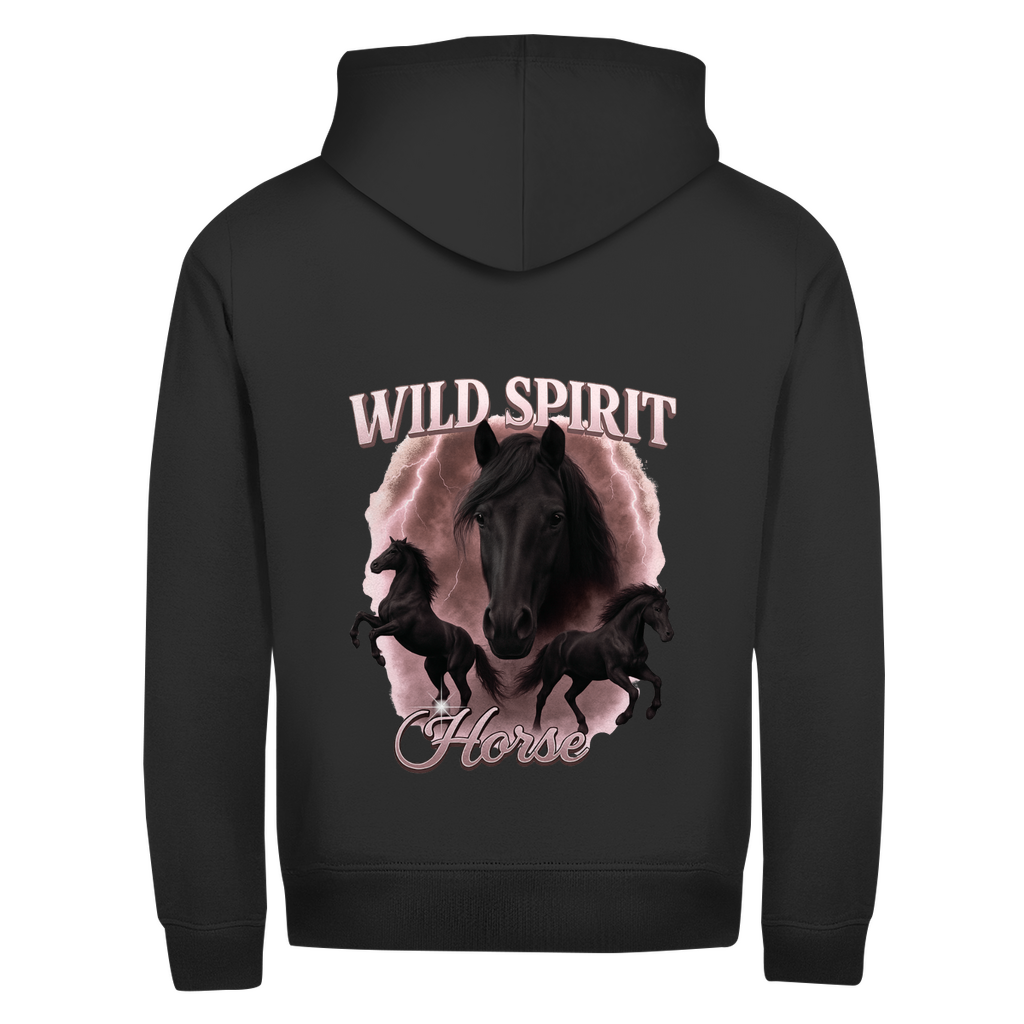 Wild Spirit - Zipper-Hoodie Unisex | Rückendruck