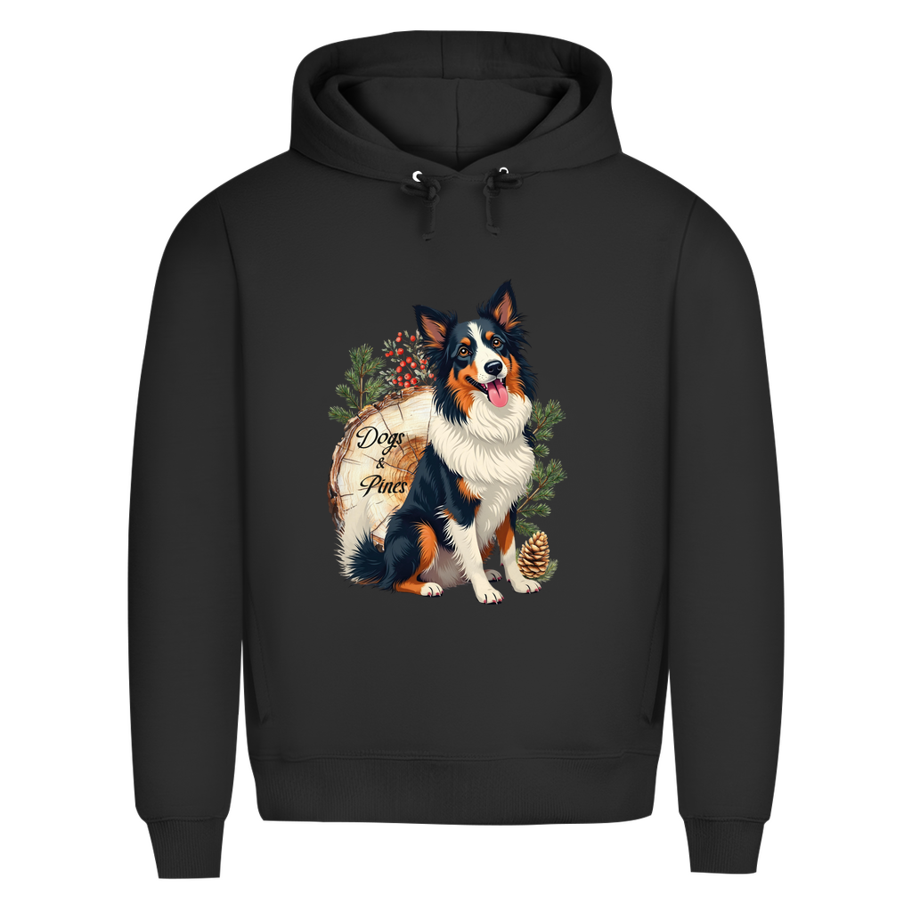 Dogs & Pines - Bio-Hoodie für Herren