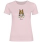 Flower Sheltie - T-Shirt für Damen - Dein Wunschtext