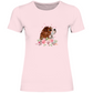 Flower Cavalier King Charles - T-Shirt für Damen