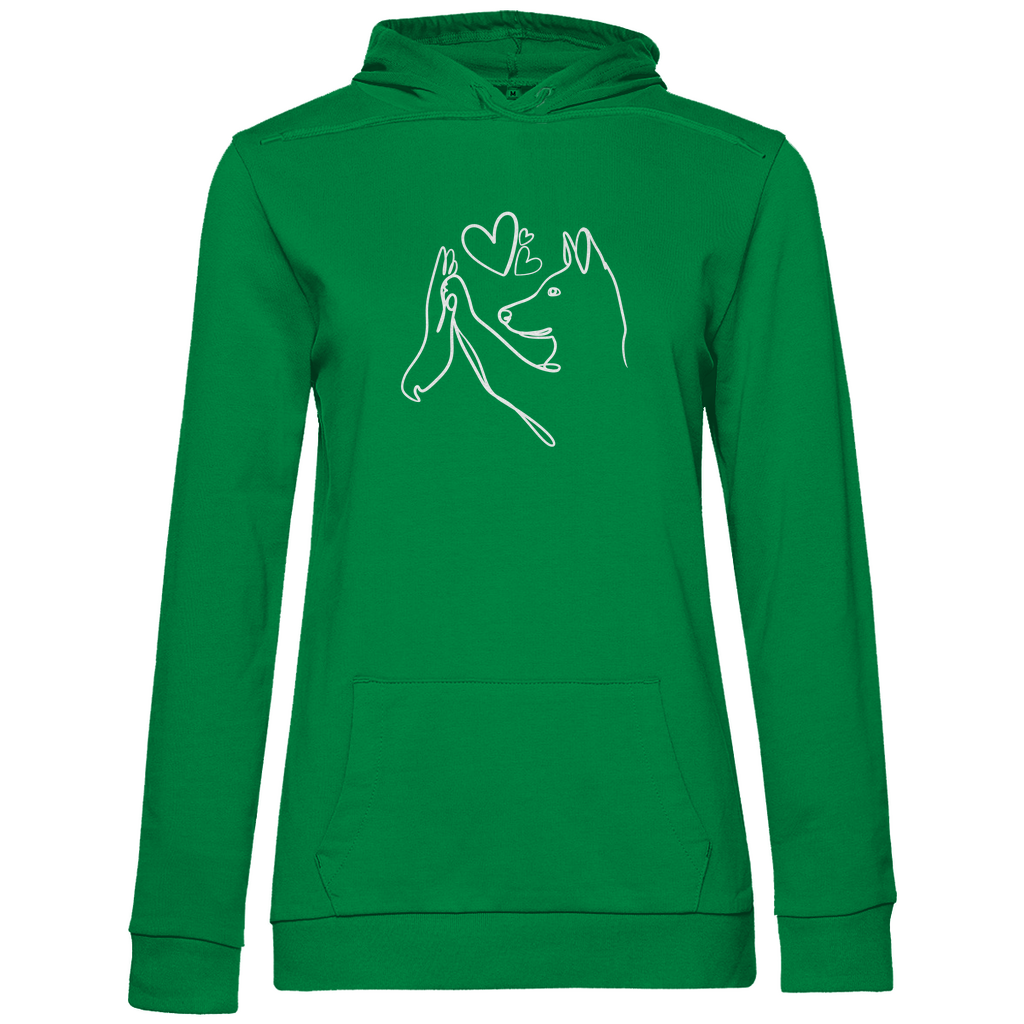 Wahre Liebe Stehohren - Hoodie für Damen