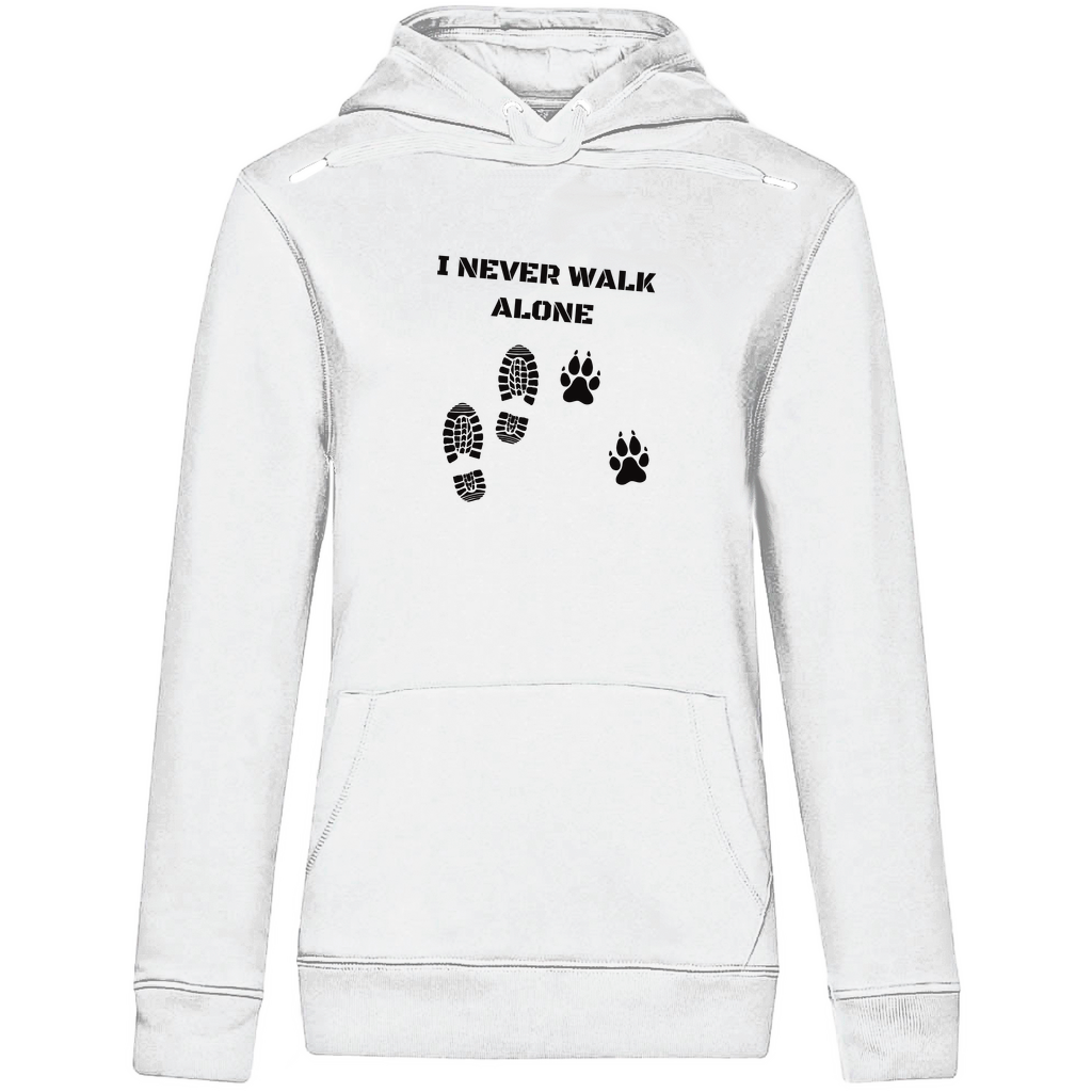 I Never Walk Alone - Bio-Hoodie für Damen