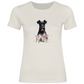 Damen T-Shirt Flower Schnauzer