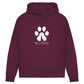 Herz und Pfötchen - Bio-Hoodie für Damen