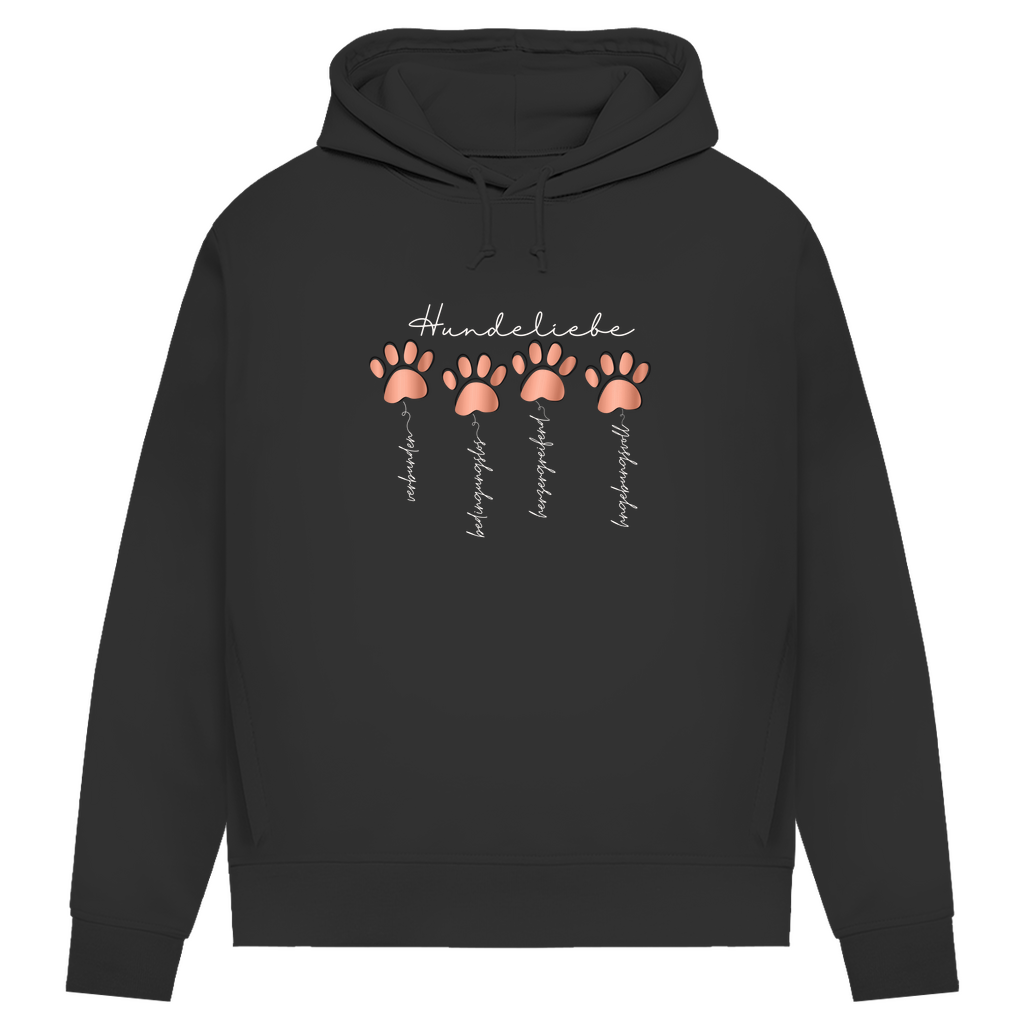 Hundeliebe - Bio-Hoodie für Damen