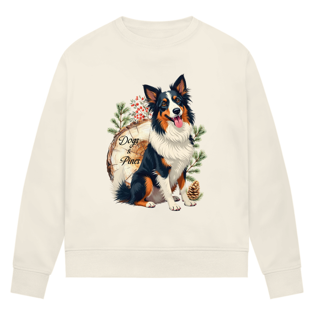 Dogs & Pines - Bio-Sweatshirt für Damen