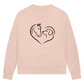 Herzensfreunde - Bio-Sweatshirt für Damen