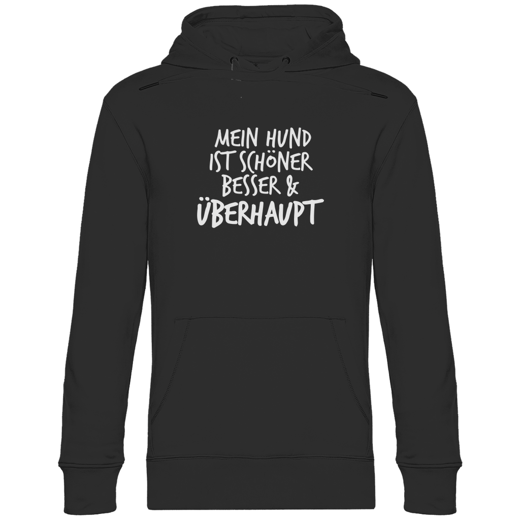 Mein Hund ist Besser - Bio-Hoodie für Herren