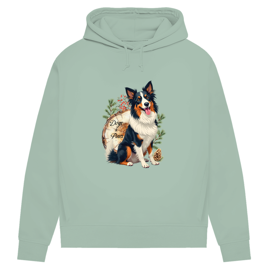 Dogs & Pines- Bio-Hoodie für Damen