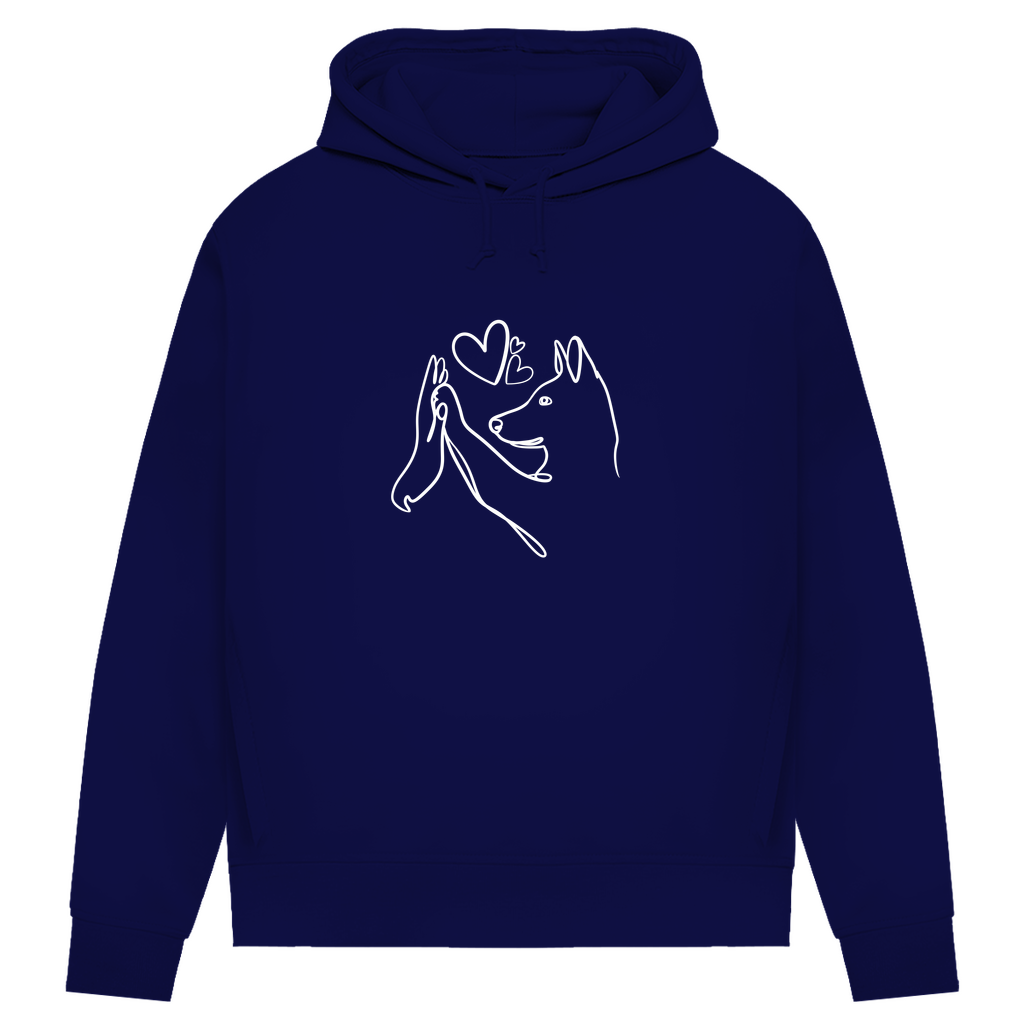 Wahre Liebe Stehohren - Bio-Hoodie für Damen