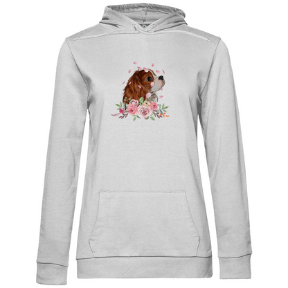 Flower Cavalier King Charles - Hoodie für Damen