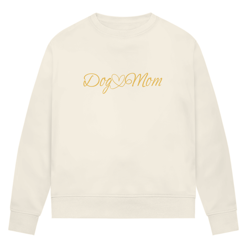Dog Mom - Bio-Sweatshirt für Damen