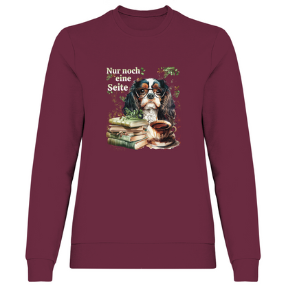 Bücherwurm - Sweatshirt für Damen