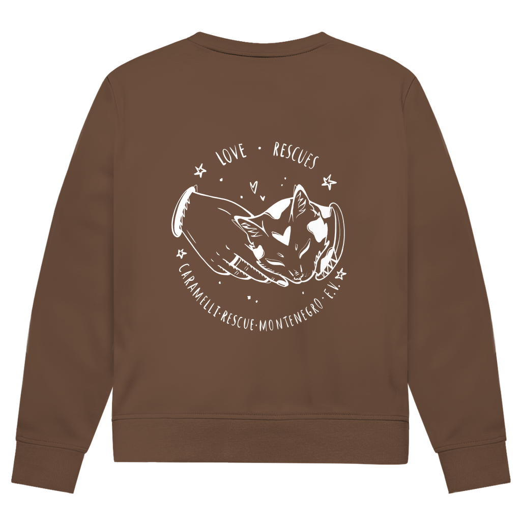 Love Rescues  - Unisex Sweatshirt | Caramelli | Beidseitig |Winter Kollektion