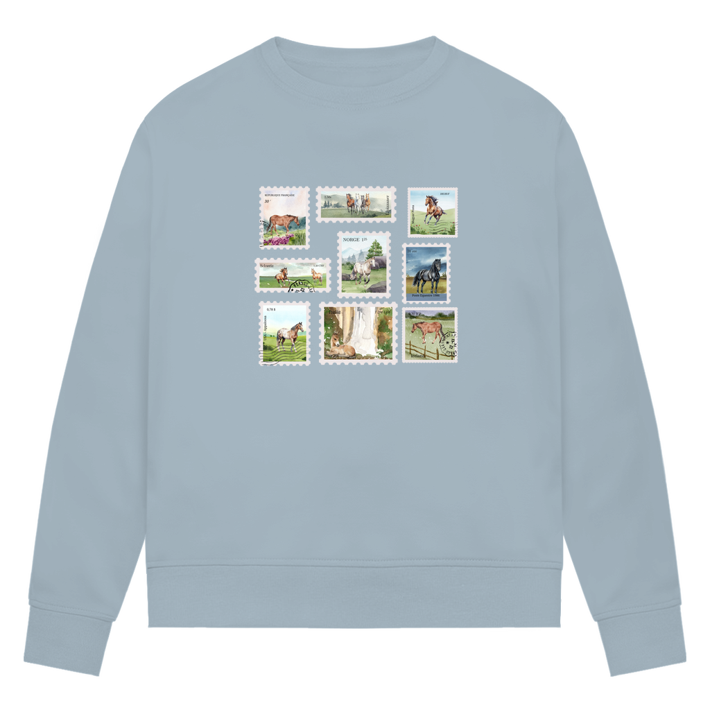 Pferdepost - Bio-Sweatshirt für Damen