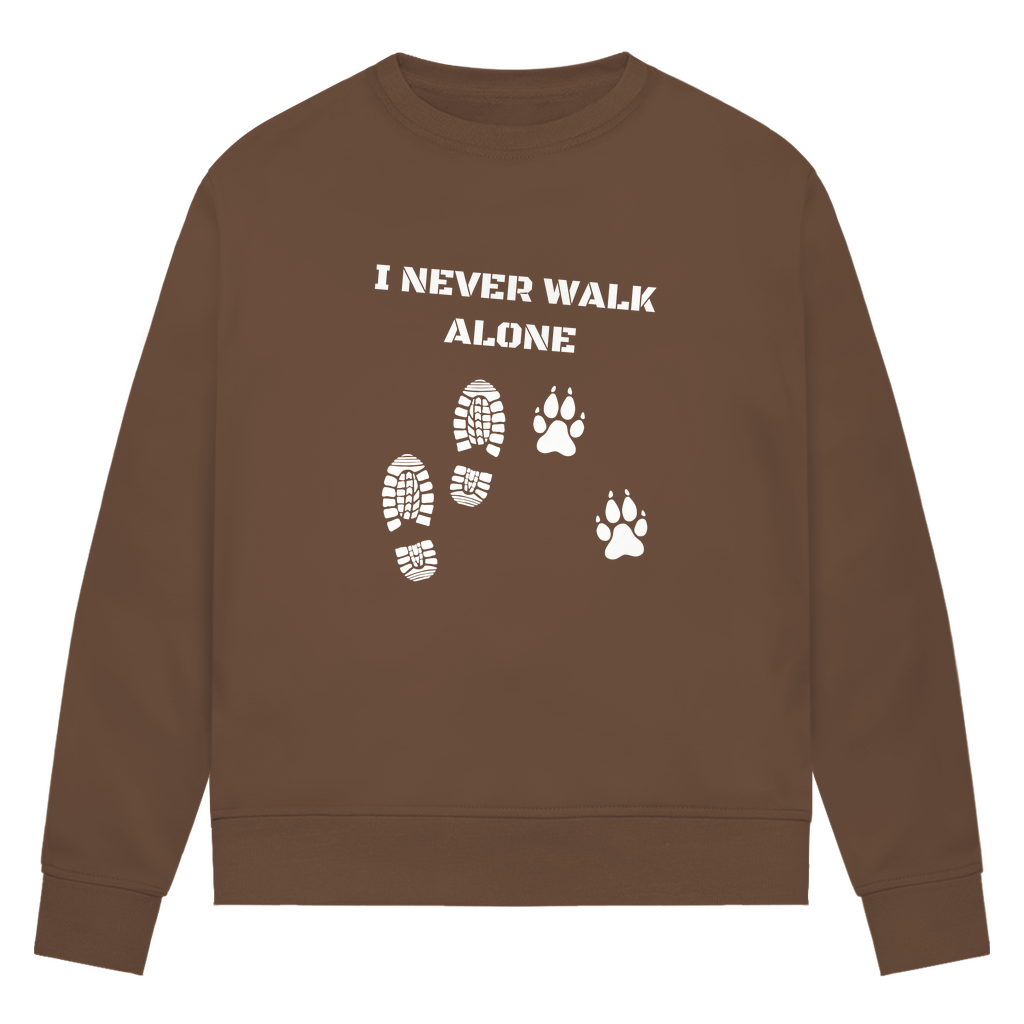 I Never Walk Alone - Bio-Sweatshirt für Damen