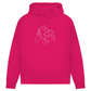 Doppeltes Glück - Bio-Hoodie für Damen