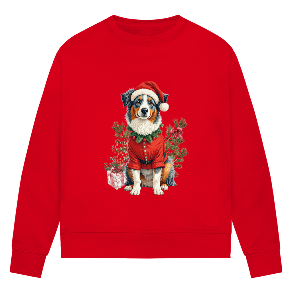 Frohe Weihnachten - Bio-Sweatshirt für Damen