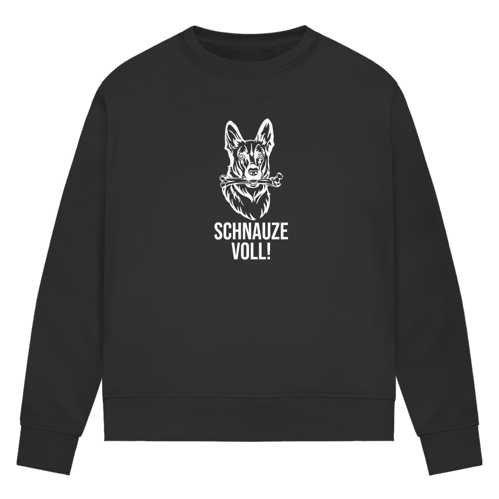 Schnauze Voll - Bio-Sweatshirt für Damen