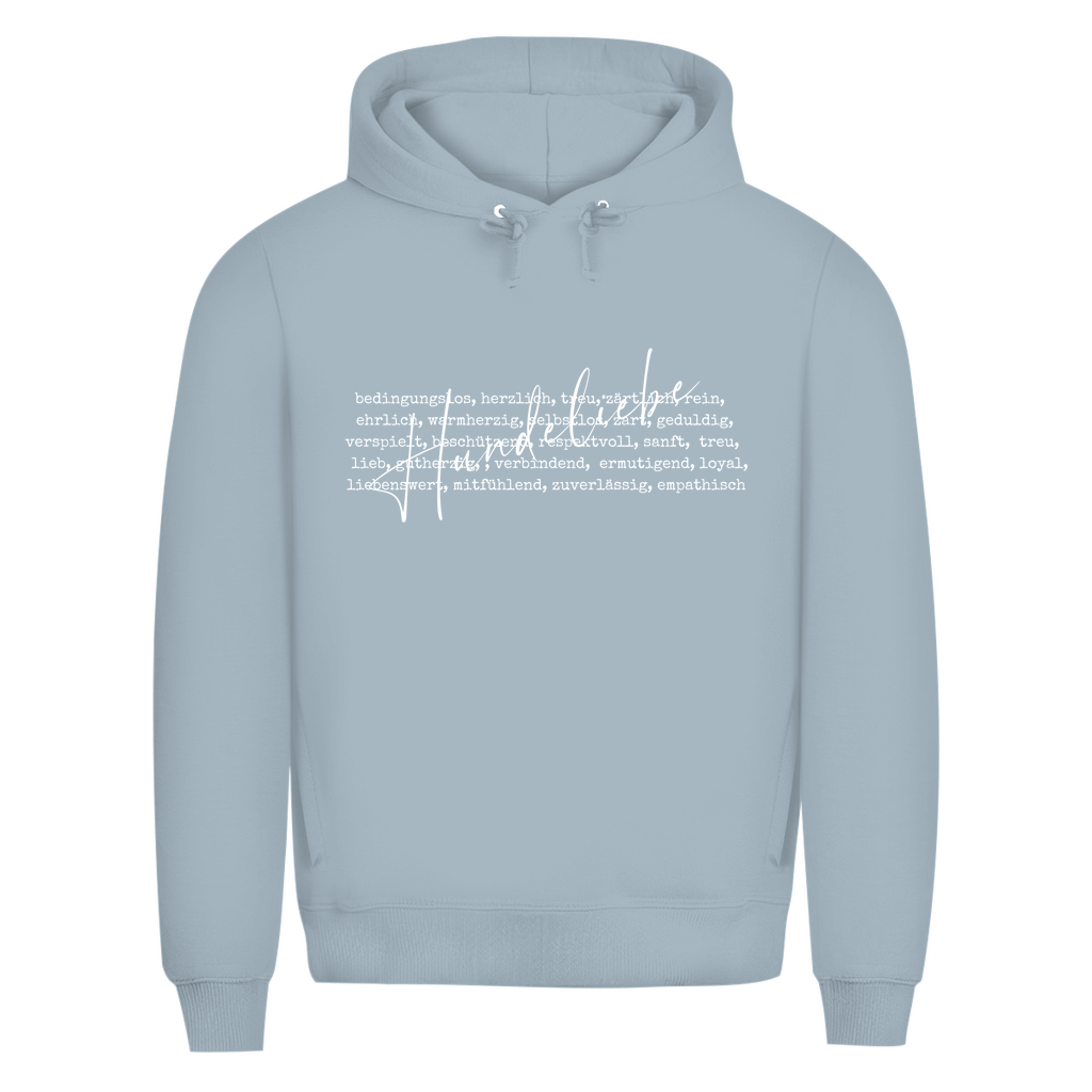 Hunde Liebe ist... - Bio-Hoodie für Herren