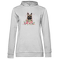 Flower Französische Bulldoge - Hoodie für Damen