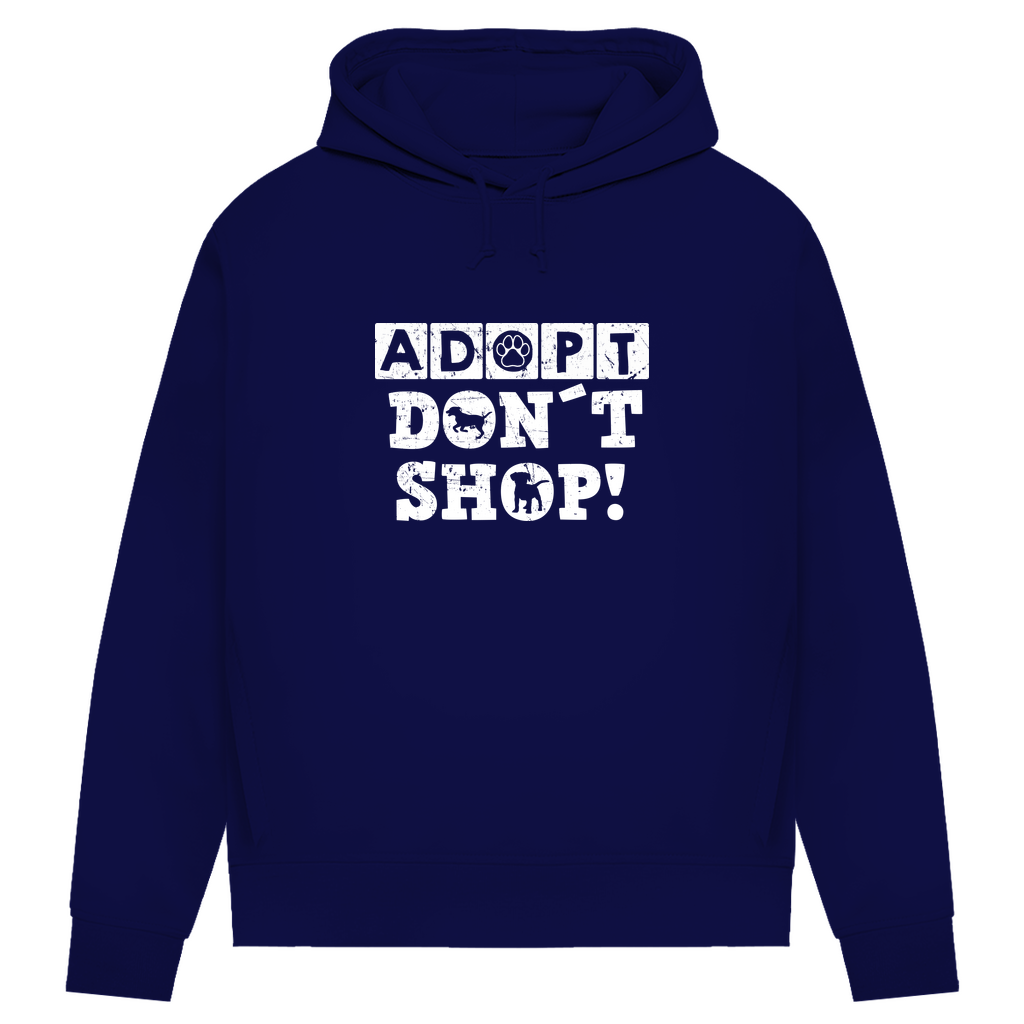 Adopt don't shop - Bio-Hoodie für Damen