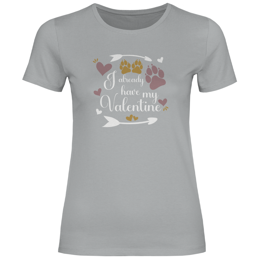 Limitiert:  Meine Valentine - T-Shirt für Damen