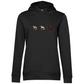Pferde Trio - Bio-Hoodie für Damen
