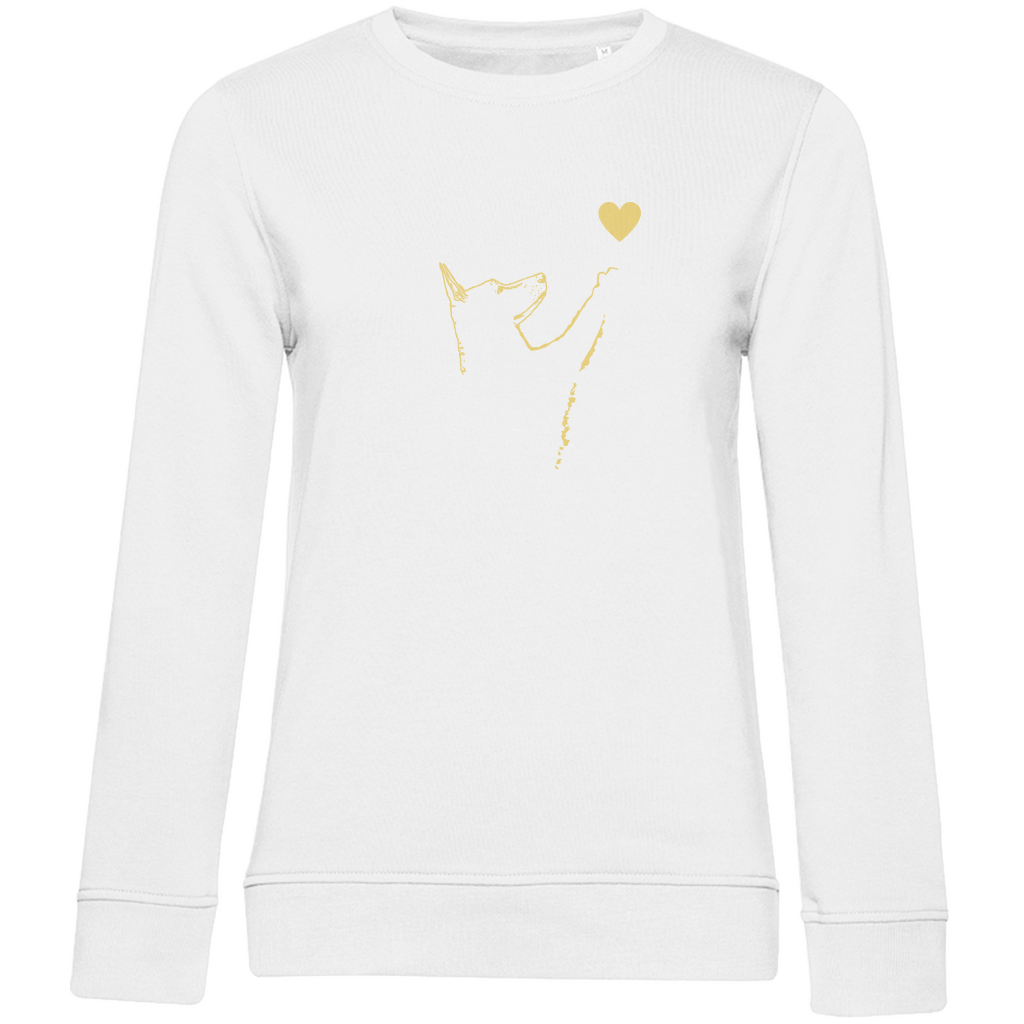 Liebe Hund - Bio-Sweatshirt für Damen