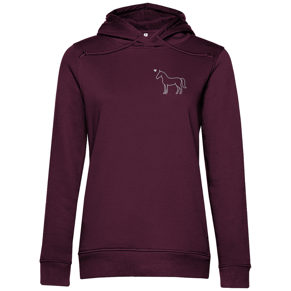 Eleganz mit Herz - Bio-Hoodie für Damen