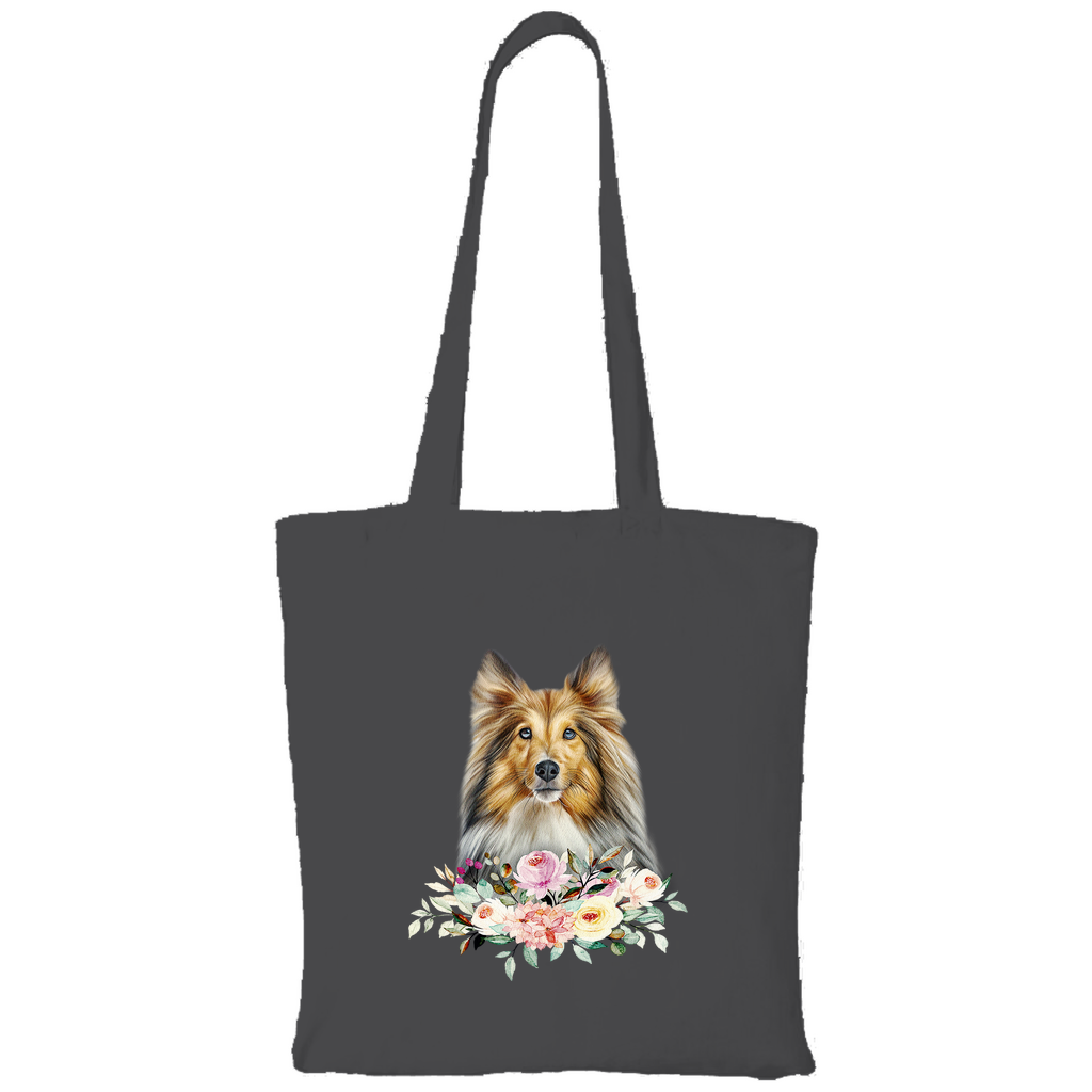 Flower Sheltie - Tragetasche