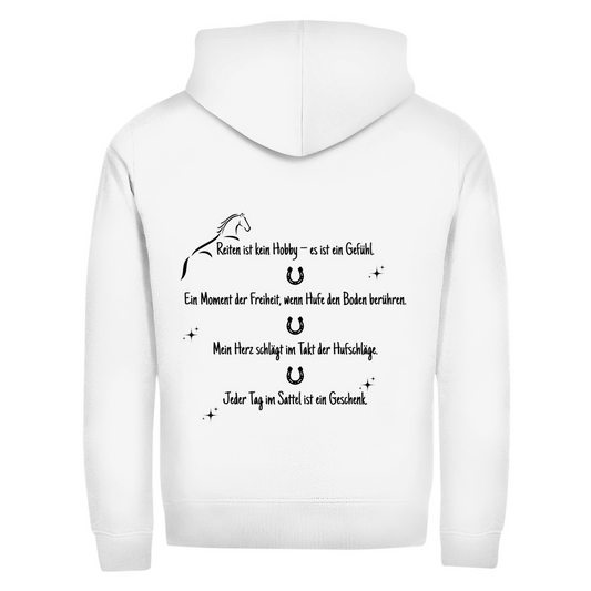 Reiten- Zipper-Hoodie Unisex