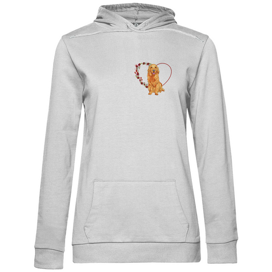 Blumenherz - Hoodie für Damen