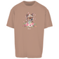 Flower Chihuahua - Oversize T-Shirt Unisex-Dein Wunschtext