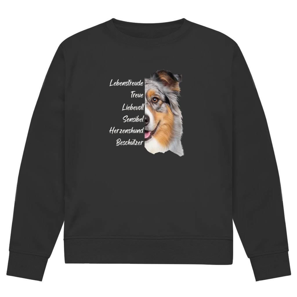 Australian Shepherd- Bio-Sweatshirt für Herren