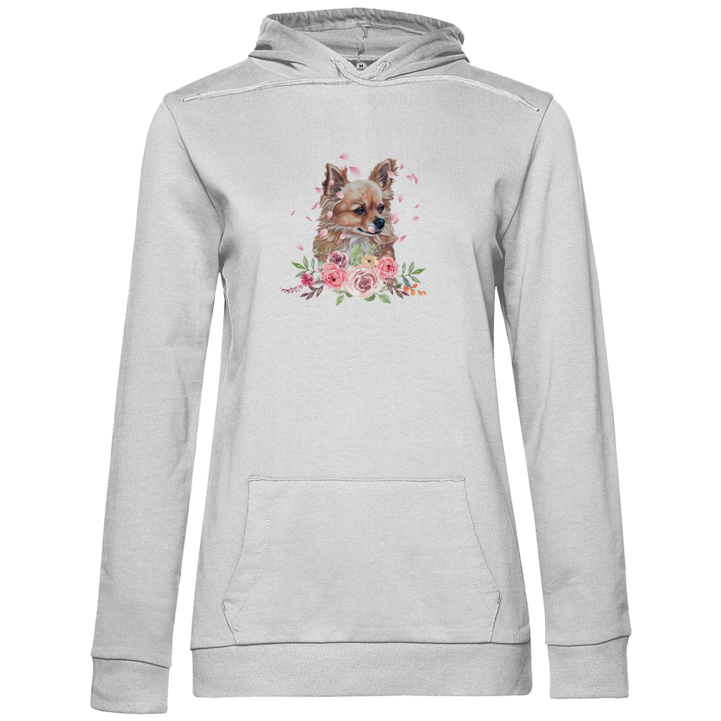 Flower Chihuahua - Hoodie für Damen