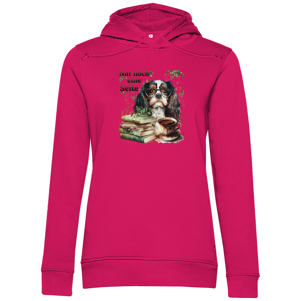 Bücherwurm - Bio-Hoodie für Damen