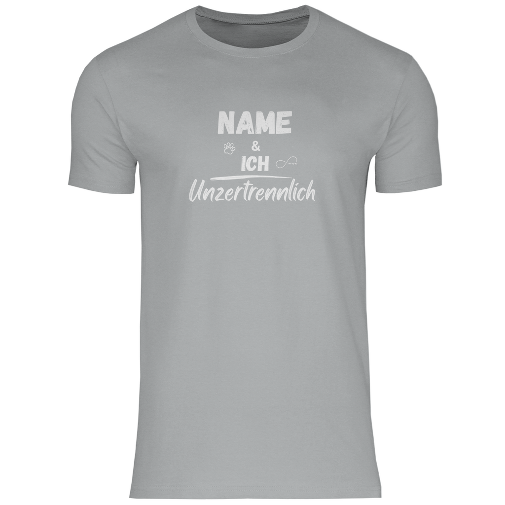 Unzertrennlich - T-Shirt für Herren- Dein Wunschtext