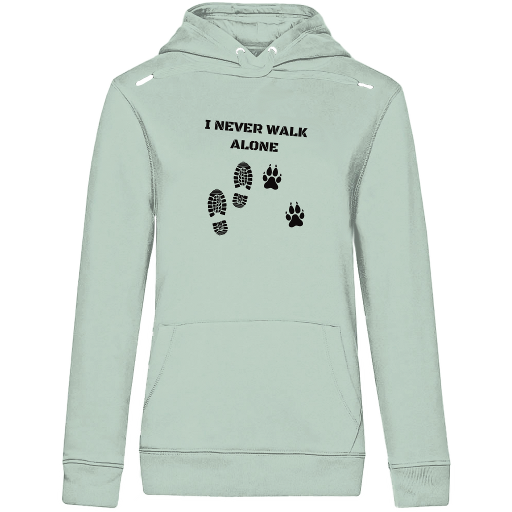 I Never Walk Alone - Bio-Hoodie für Damen