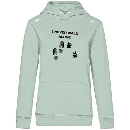 I Never Walk Alone - Bio-Hoodie für Damen