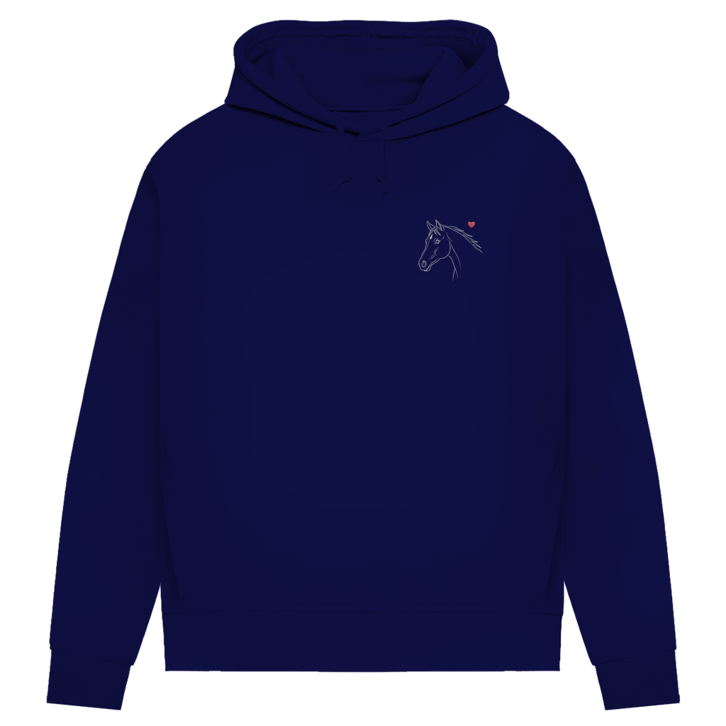 Herzenspferd - Bio-Hoodie für Damen