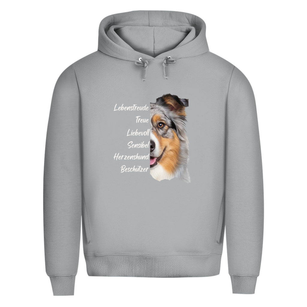Australian Shepherd - Bio-Hoodie für Herren