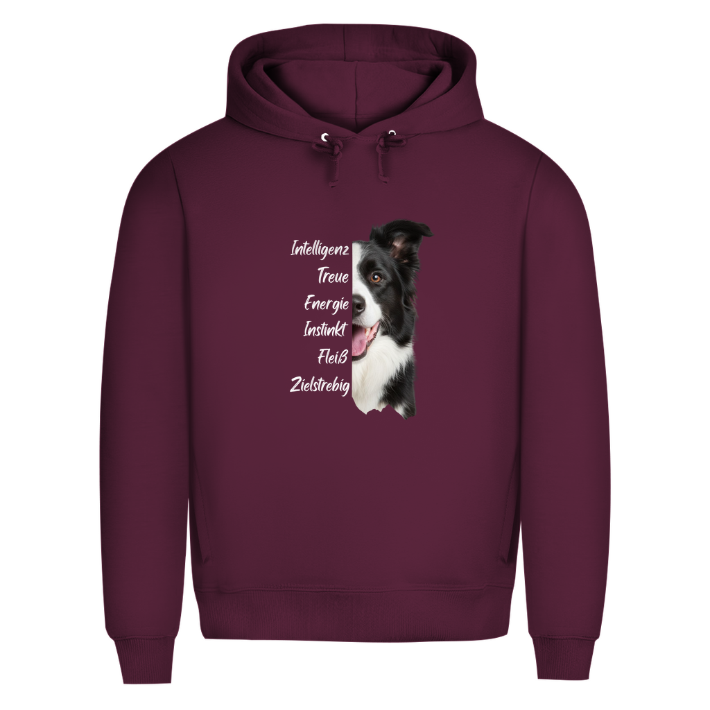 Border Collie - Bio-Hoodie für Herren