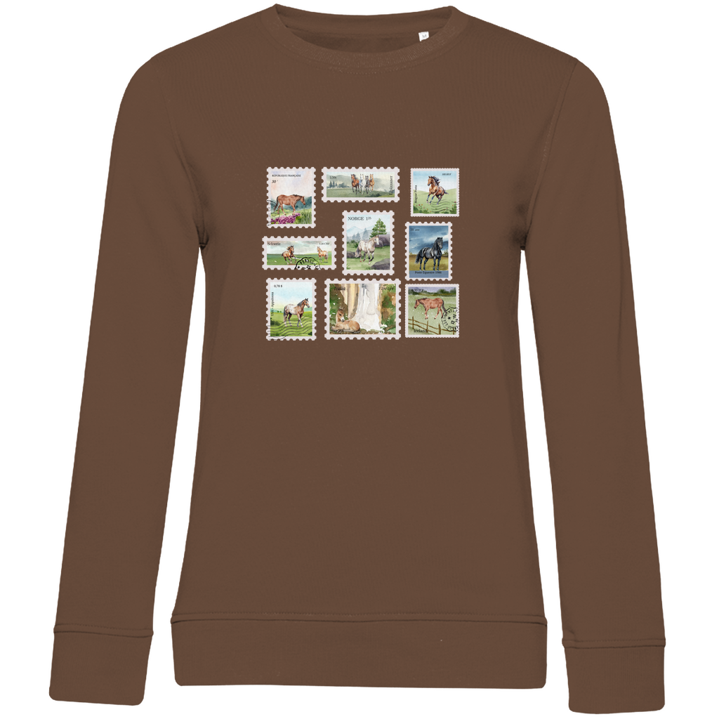 Pferdepost - Bio-Sweatshirt für Damen