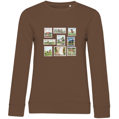 Pferdepost - Bio-Sweatshirt für Damen