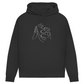 Doppeltes Glück - Bio-Hoodie für Damen