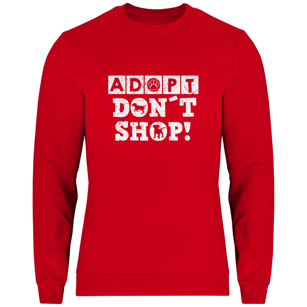 Adopt Don't Shop - Sweatshirt für Herren